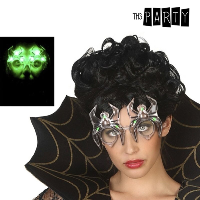 Image secondaire de Lunettes Vert Araignée Halloween Lumière
