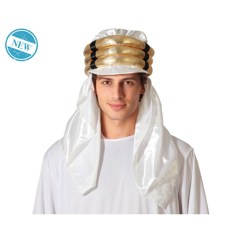 Image secondaire de Chapeau Blanc tuareg Arabe