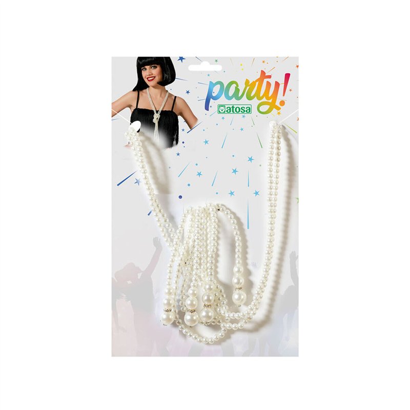 Image secondaire de Collier Perles Blanc