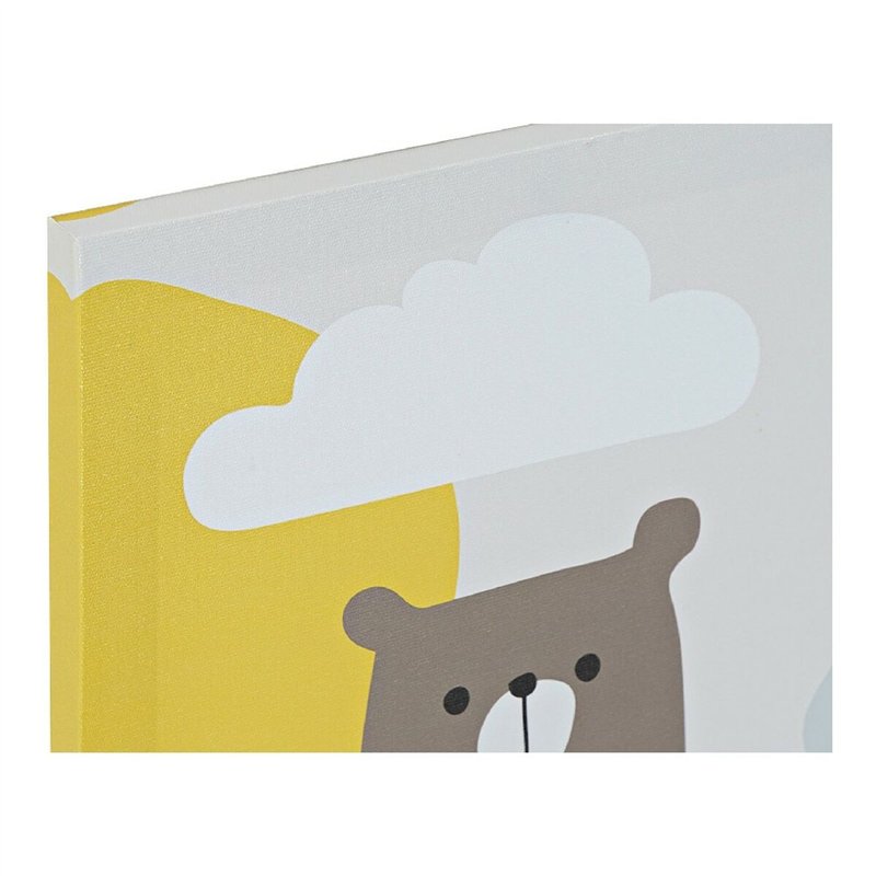 Image secondaire de Cadre DKD Home Decor Animals Toile Enfant animaux (30 x 1,8 x 40 cm) (6 Unités)