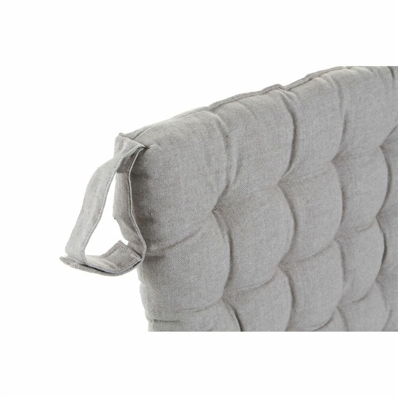 Image secondaire de Coussin de chaise DKD Home Decor Beige Bleu Polyester Coton Aluminium Blue marine méditerranéen (3) (38 x 38 x 6 cm) (3 Unités)