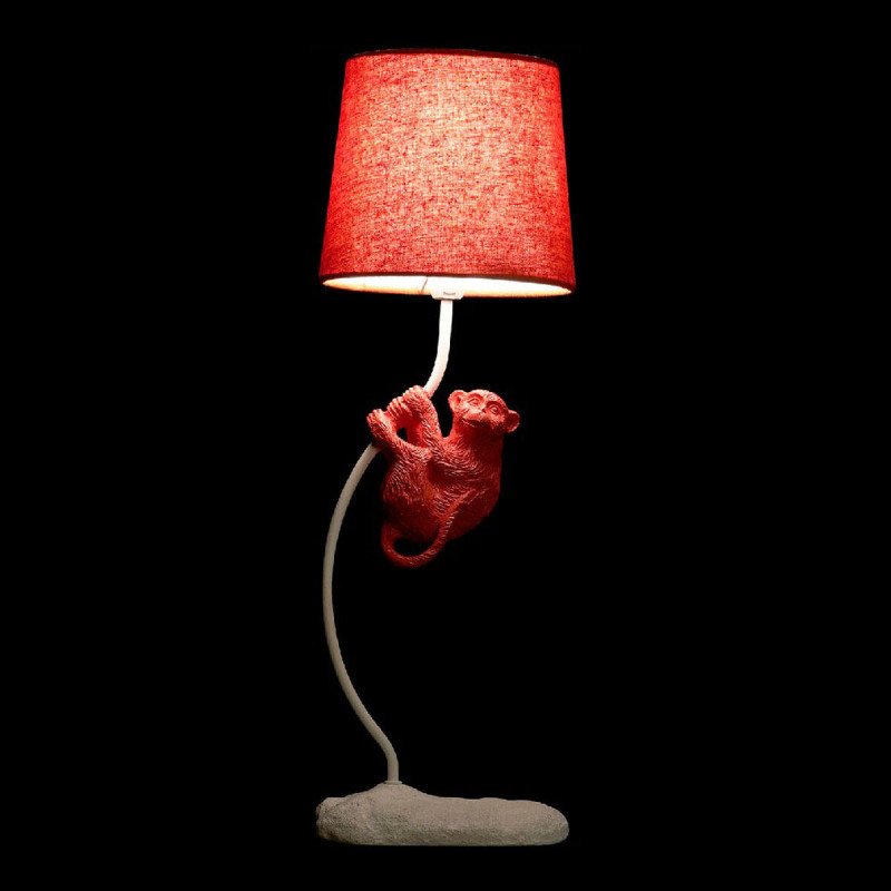 Image secondaire de Lampe de bureau DKD Home Decor Polyester Résine 25W 220 V Singe (2 pcs) (19 x 17 x 53 cm)
