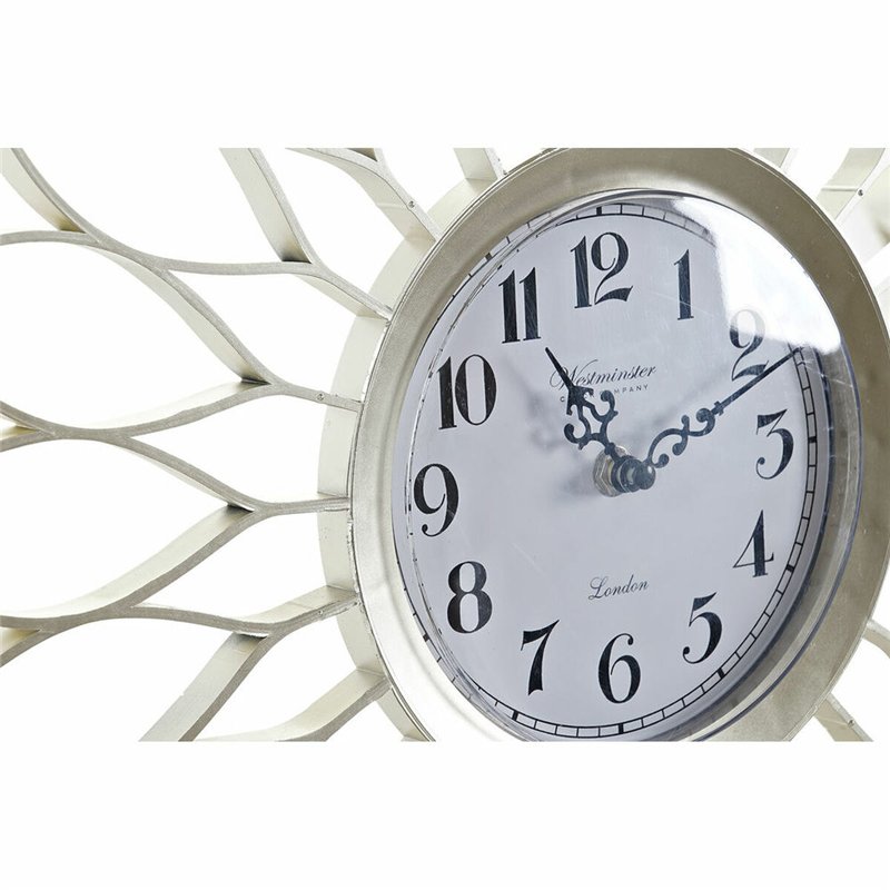 Image secondaire de Montre DKD Home Decor Argent Champagne polypropylène Miroir (5 pcs) (2 pcs)