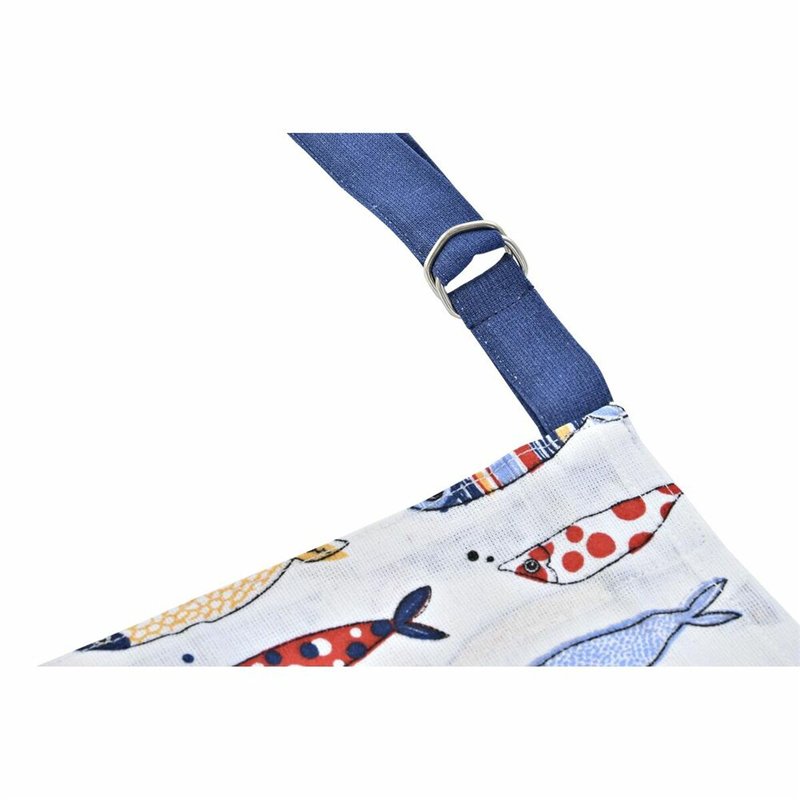 Image secondaire de Ensemble de Cuisine DKD Home Decor Marin Polyester Coton (60 x 80 x 0,5 cm) (2 Unités)