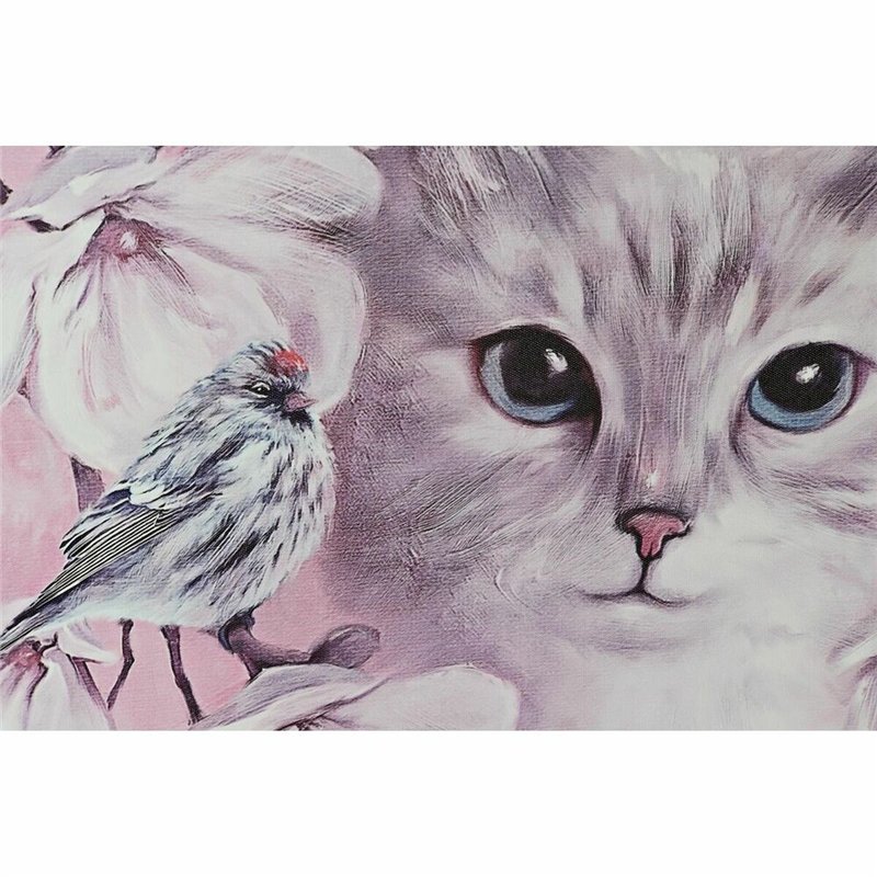 Image secondaire de Cadre DKD Home Decor Chat (50 x 1,8 x 70 cm) (2 Unités)