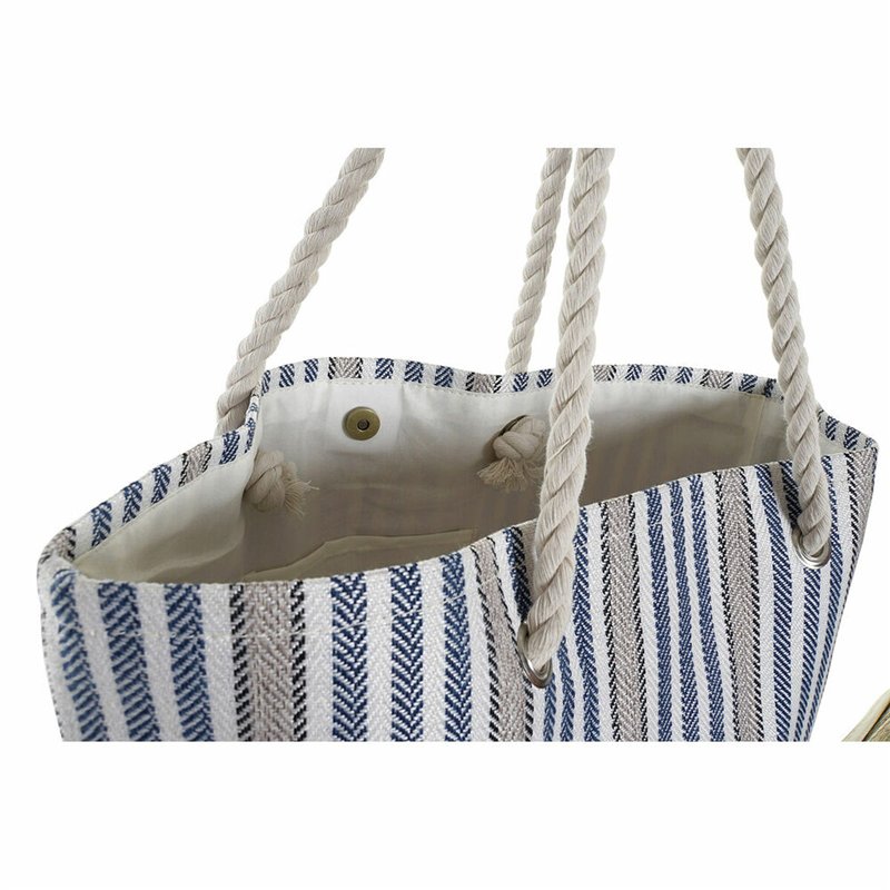 Image secondaire de Sac de plage DKD Home Decor Rouge Bleu Polyester (50 x 16 x 36 cm) (2 Unités)