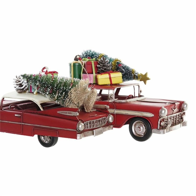 Image secondaire de Décorations de Noël DKD Home Decor Voiture Métal (26 x 10 x 12 cm) (2 Unités)