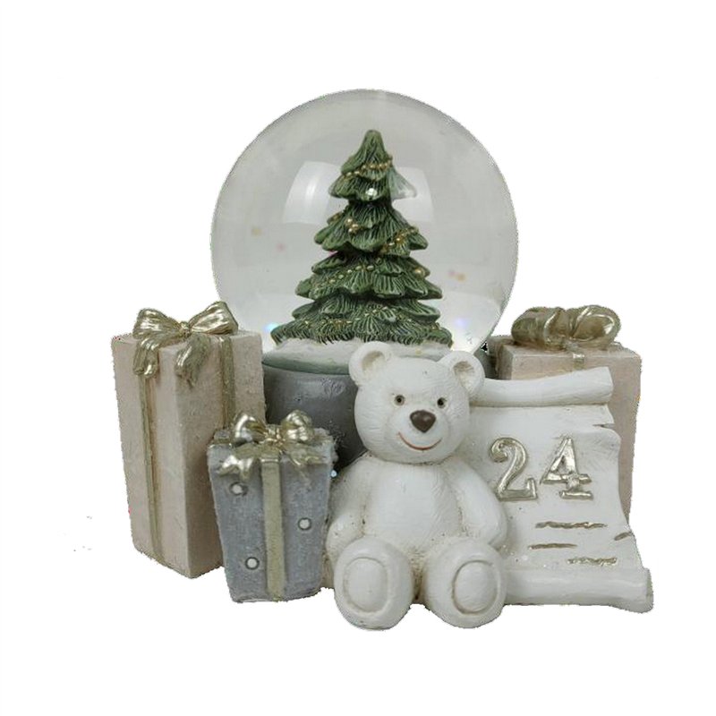 Image secondaire de Décorations de Noël DKD Home Decor Résine Ours (11 x 9 x 9 cm) (2 Unités)