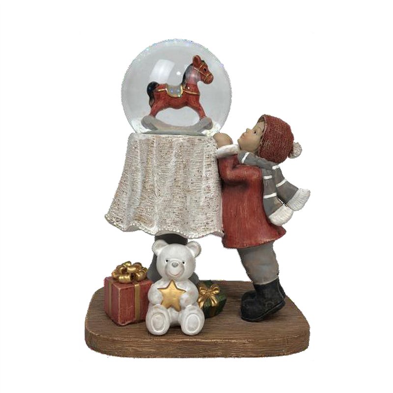 Image secondaire de Décorations de Noël DKD Home Decor Résine (12,5 x 9,5 x 16 cm) (2 Unités)