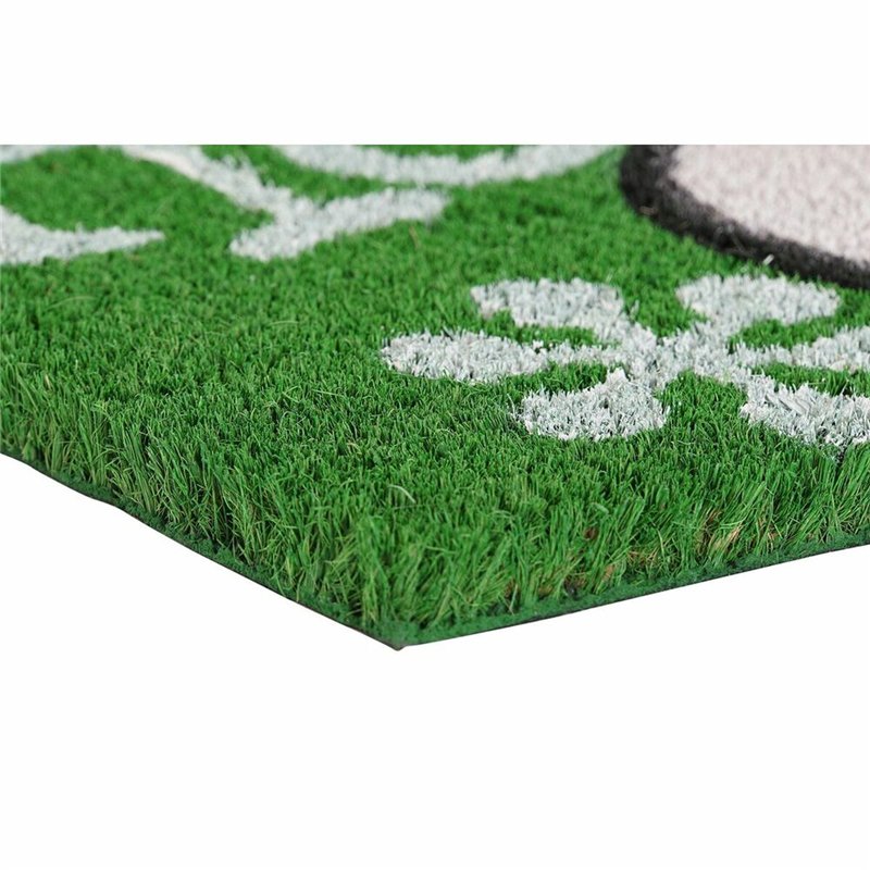 Image secondaire de Paillasson DKD Home Decor Noël PVC Père Noël Fibres de coco (60 x 40 x 1,5 cm) (2 Unités)