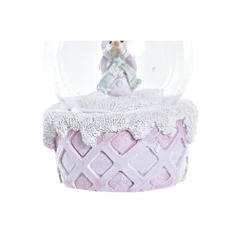 Image secondaire de Boule de Noël DKD Home Decor Verre Résine (2 Unités) (7 x 7 x 9 cm)