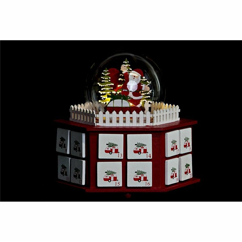 Image secondaire de Calendrier de l'Avent DKD Home Decor Bois (22 x 19 x 20 cm) (2 Unités)