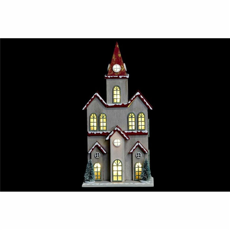 Image secondaire de Décorations de Noël DKD Home Decor Maison MDF (13 x 8 x 28 cm) (2 Unités)