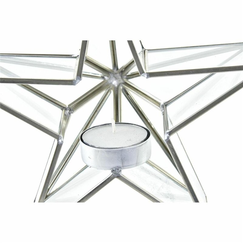 Image secondaire de Bougeoir DKD Home Decor Étoile (2 Unités) (16 x 8 x 16 cm)