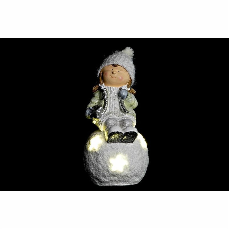 Image secondaire de Décorations de Noël DKD Home Decor Enfants Magnésium (21,5 x 20 x 39 cm) (2 Unités)