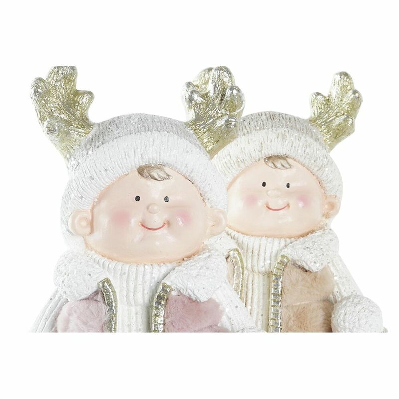 Image secondaire de Décorations de Noël DKD Home Decor Enfants Magnésium (20,5 x 18 x 49,5 cm) (2 Unités)