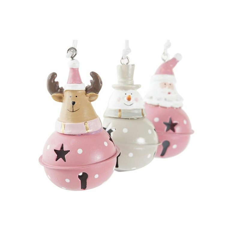 Image secondaire de Décorations de Noël DKD Home Decor Métal Résine (5 x 5 x 9 cm) (6 Unités)