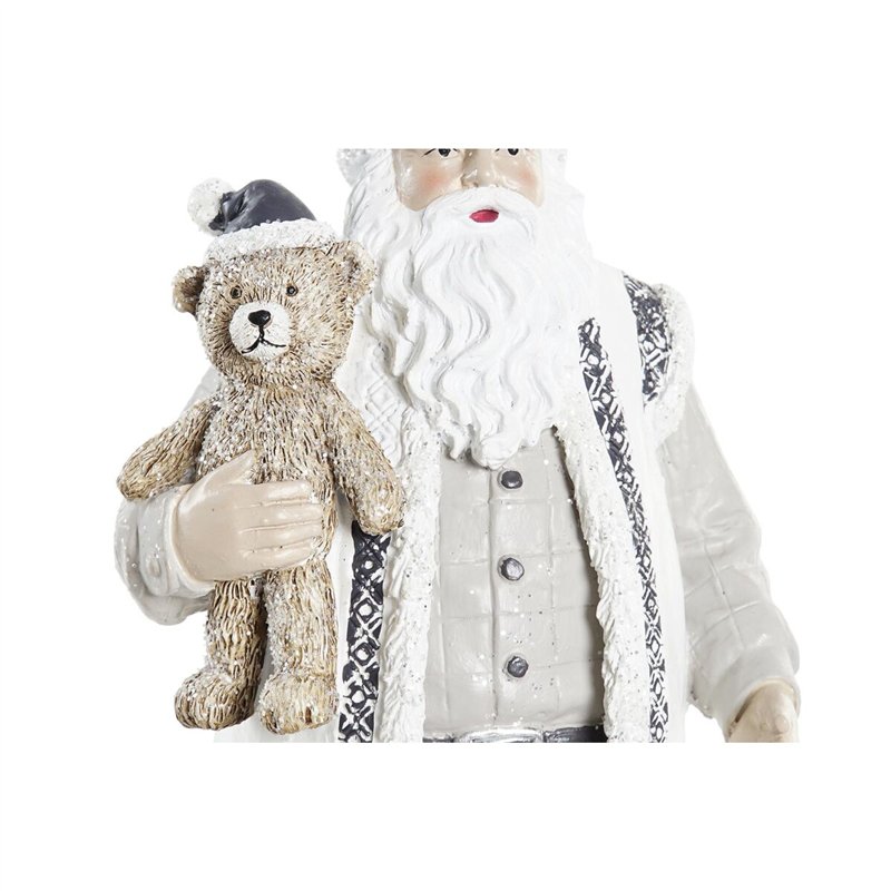 Image secondaire de Décorations de Noël DKD Home Decor Résine Père Noël (12 x 9 x 27 cm) (2 Unités)