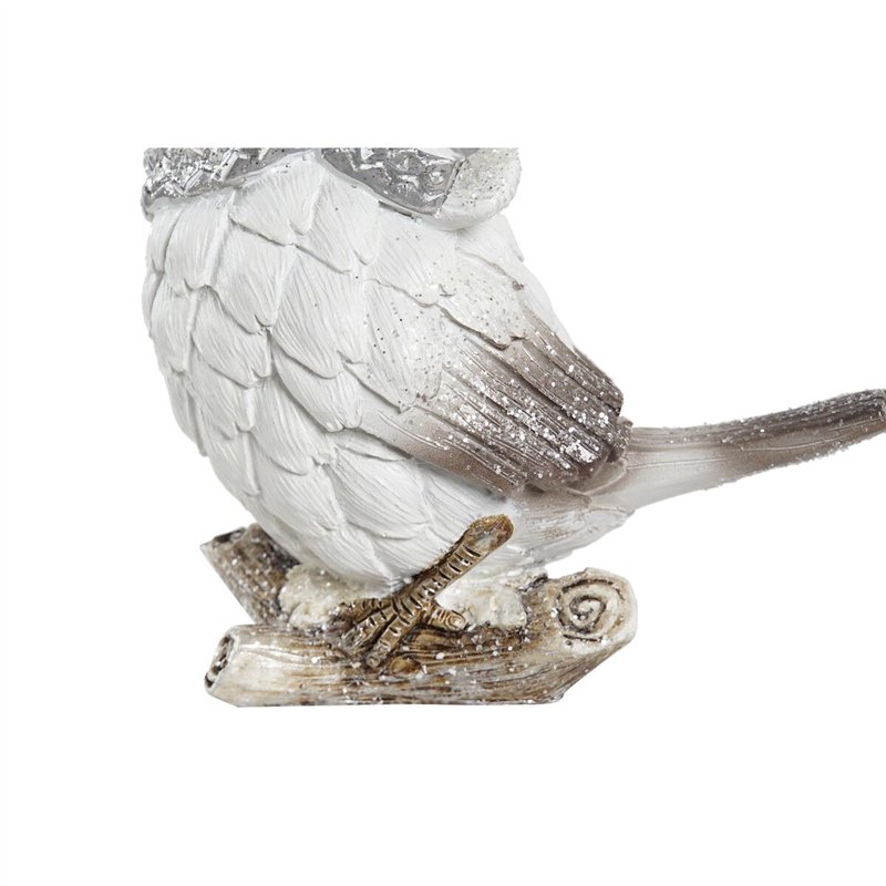 Image secondaire de Décorations de Noël DKD Home Decor Résine Oiseau (13,5 x 7 x 12,5 cm) (2 Unités)