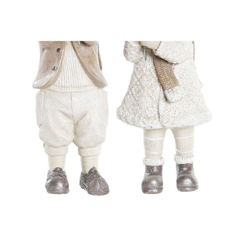 Image secondaire de Décorations de Noël DKD Home Decor Résine Enfants (9 x 6 x 19,5 cm) (2 Unités)