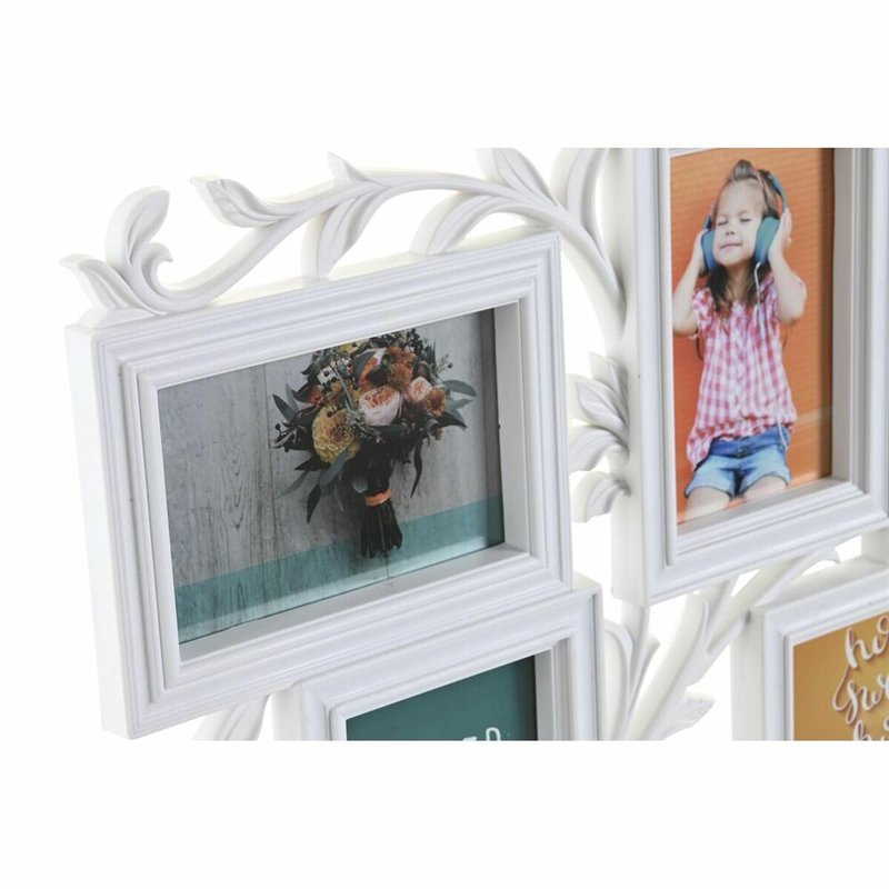 Image secondaire de Cadre photo DKD Home Decor Verre Blanc PP Urbaine (52,5 x 2 x 35 cm) (2 Unités)