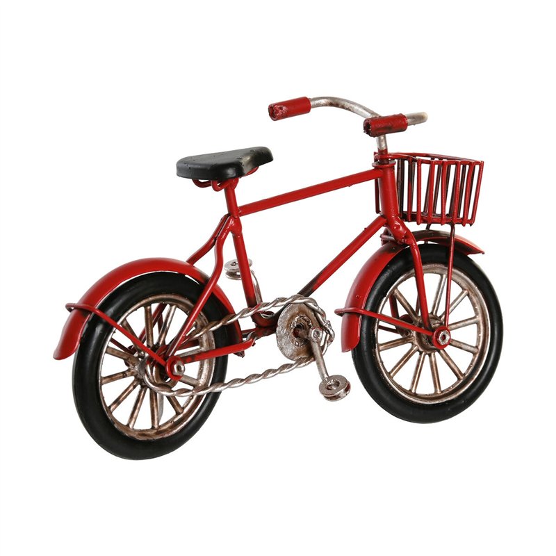 Image secondaire de Figurine Décorative DKD Home Decor Jaune Rouge Lila Bicyclette Vintage 16,5 x 5,5 x 9 cm (3 Unités)