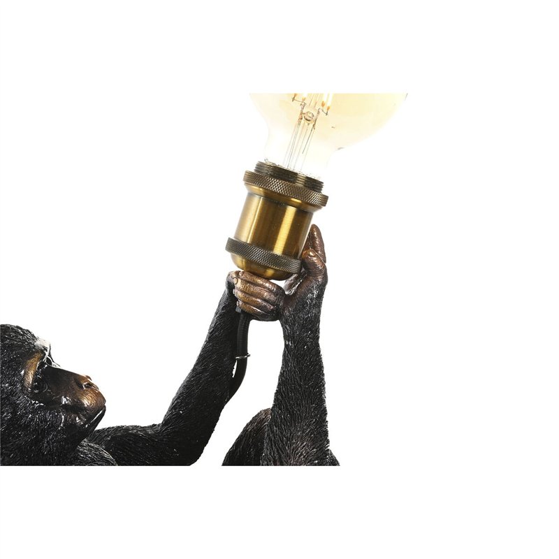 Image secondaire de Lampe de bureau DKD Home Decor 31,5 x 18 x 27 cm Doré Métal Cuivre Résine 220 V 50 W (2 Unités)