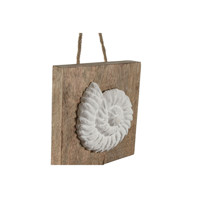 Image secondaire de Décoration Suspendue Home ESPRIT Blanc Naturel méditerranéen 15,5 x 4 x 80 cm (2 Unités)