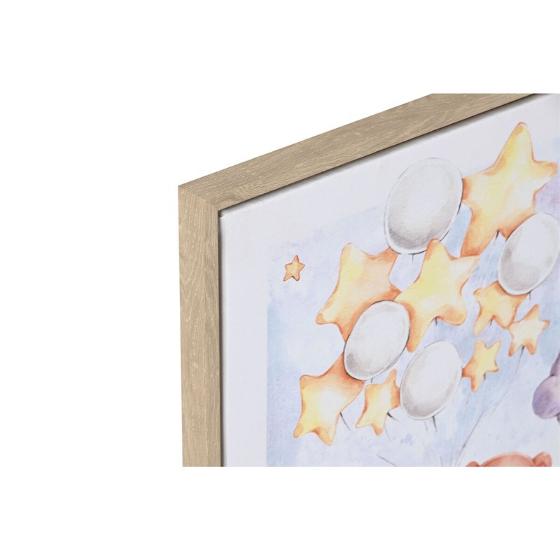 Image secondaire de Cadre Home ESPRIT Bleu Marron Enfant 30 x 2 x 40 cm (4 Unités)