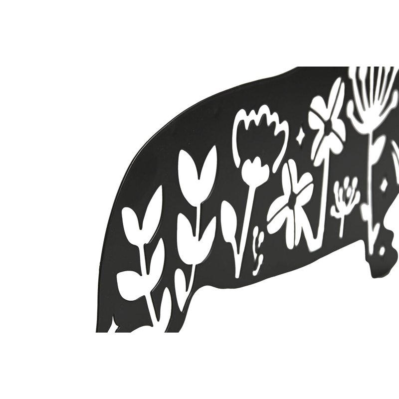 Image secondaire de Décoration murale Home ESPRIT Noir Chien 40 x 1 x 33 cm (4 Unités)