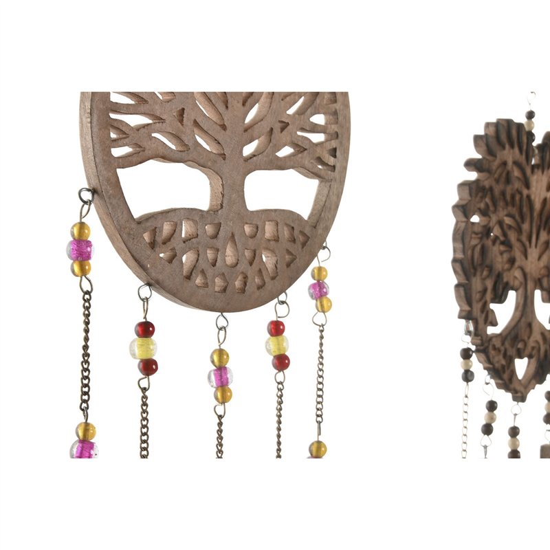 Image secondaire de Figurine Décorative Home ESPRIT Marron Arbre Coeur soleil 20 x 20 x 61 cm (3 Unités)