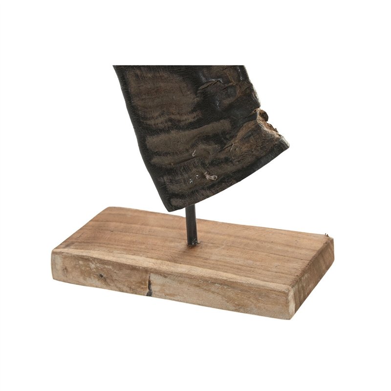 Image secondaire de Figurine Décorative Home ESPRIT Noir Naturel 20 x 11 x 65 cm