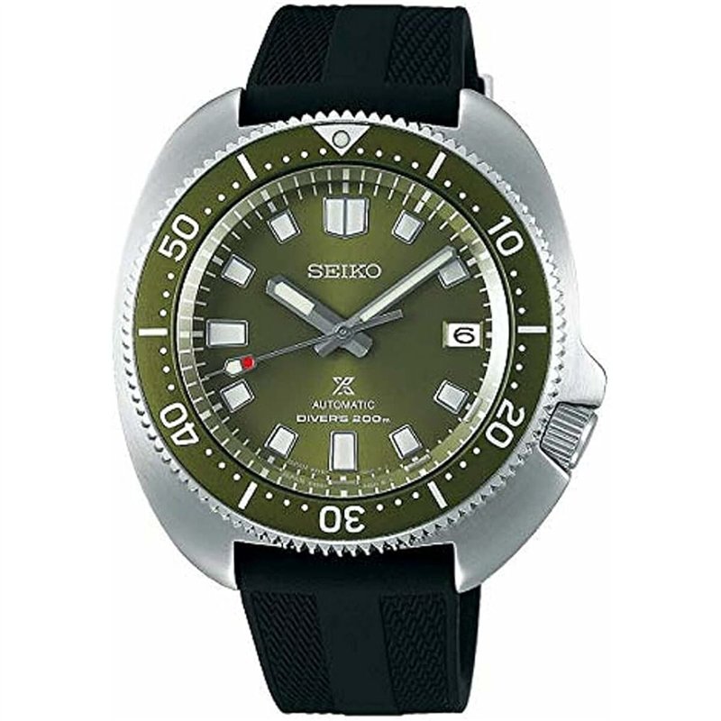 Montre Homme Seiko PROSPEX Mod. DIVER'S 200M Vert Argenté Noir