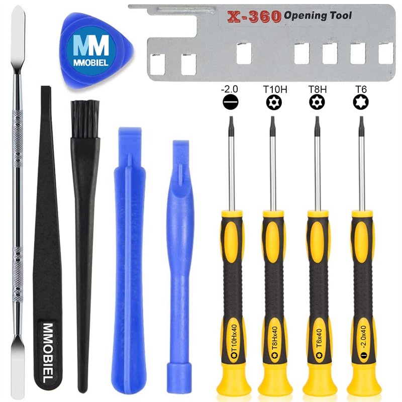 Image secondaire de MMOBIEL Kit d'outils Professionnel 11 en 1 pour Réparations consoles/manettes XBOX One XBOX 360 et Playstation PS3 PS4