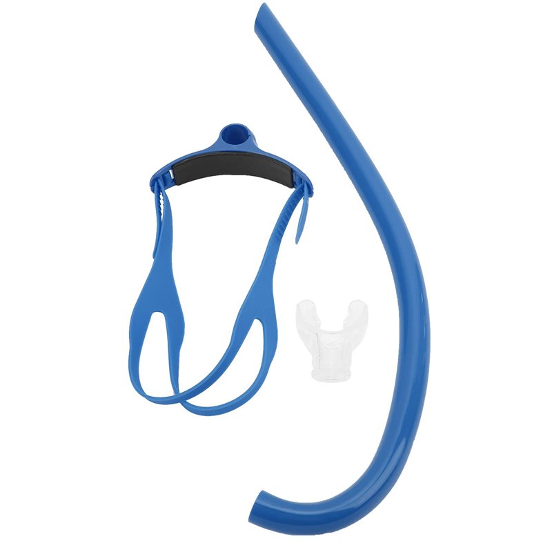 Image secondaire de Snorkel Lap, Tuba de Natation Monté à l'avant, équipement de Plongée en Apnée pour Nageurs Adultes avec Embout en Silicone Confo