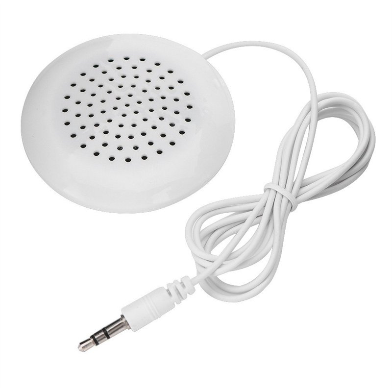 Haut-parleur filaire portable, haut-parleur d'oreiller bricolage Mini haut-parleur filaire stéréo 3,5 mm pour MP3, MP4, lecteur