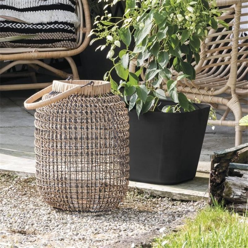 Image secondaire de Pot de fleurs carré - DEROMA - Origin - 30 L - Anthracite