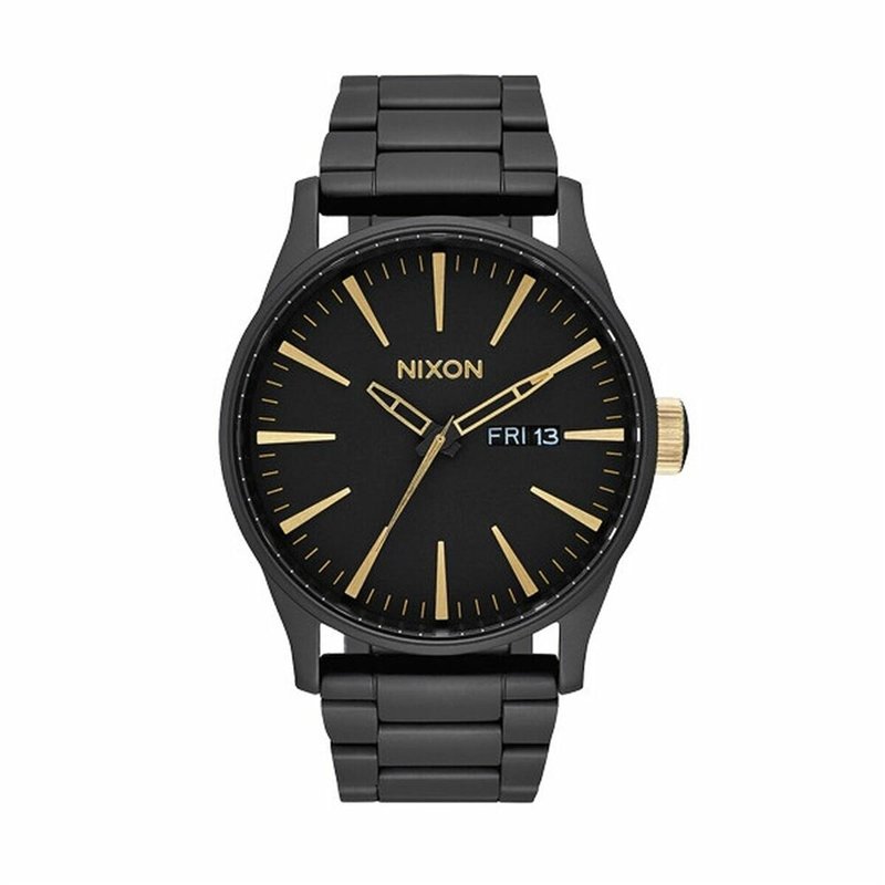 Montre Homme Nixon Sentry SS Noir Or