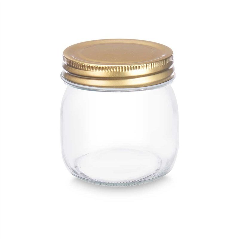 Image secondaire de Bocal Vivalto CWDH05-18PK Transparent Doré 180 ml (18 Unités)