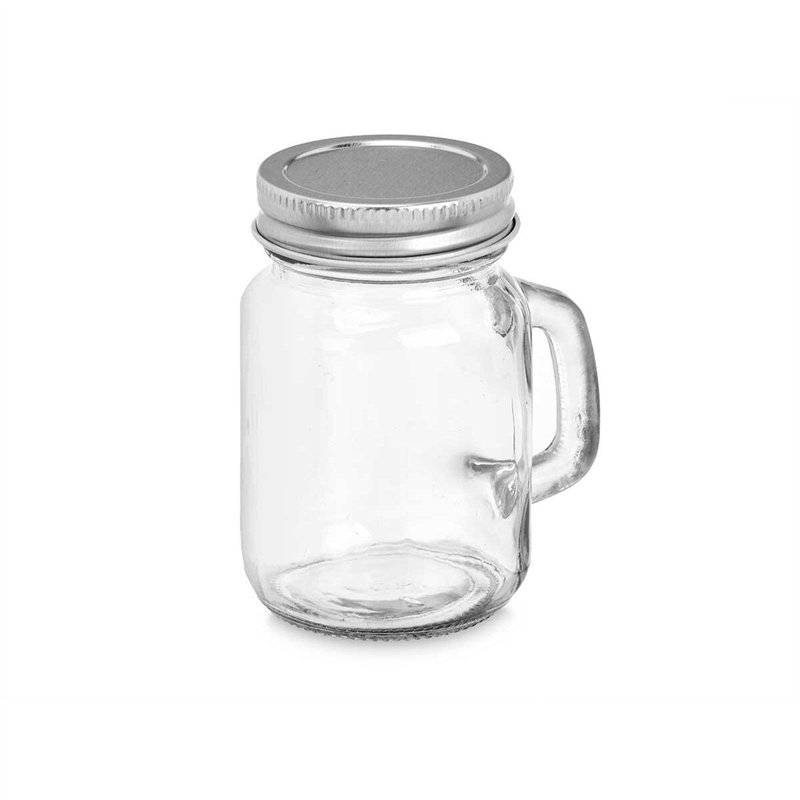 Image secondaire de Bocal Vivalto 01-0906 Transparent Argenté 120 ml (6 Unités)