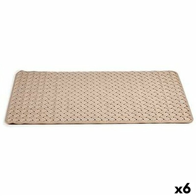 Tapis de bain Berilo AR1910100 Beige PVC 38 x 0,03 x 78 cm (6 Unités)
