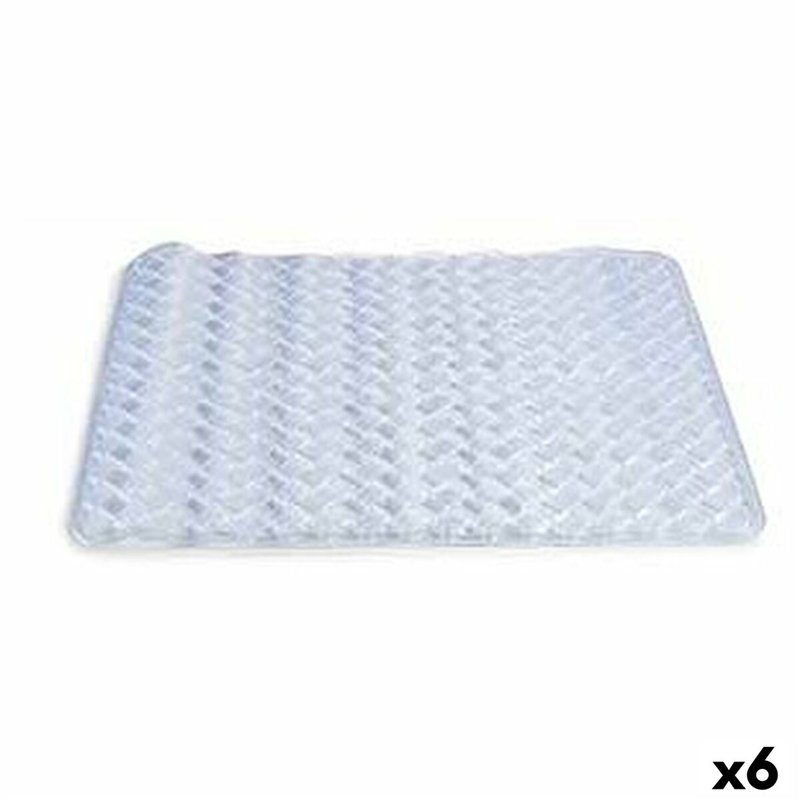 Tapis de bain Berilo AR1910104 Transparent PVC 0,03 x 50 x 50 cm (6 Unités)