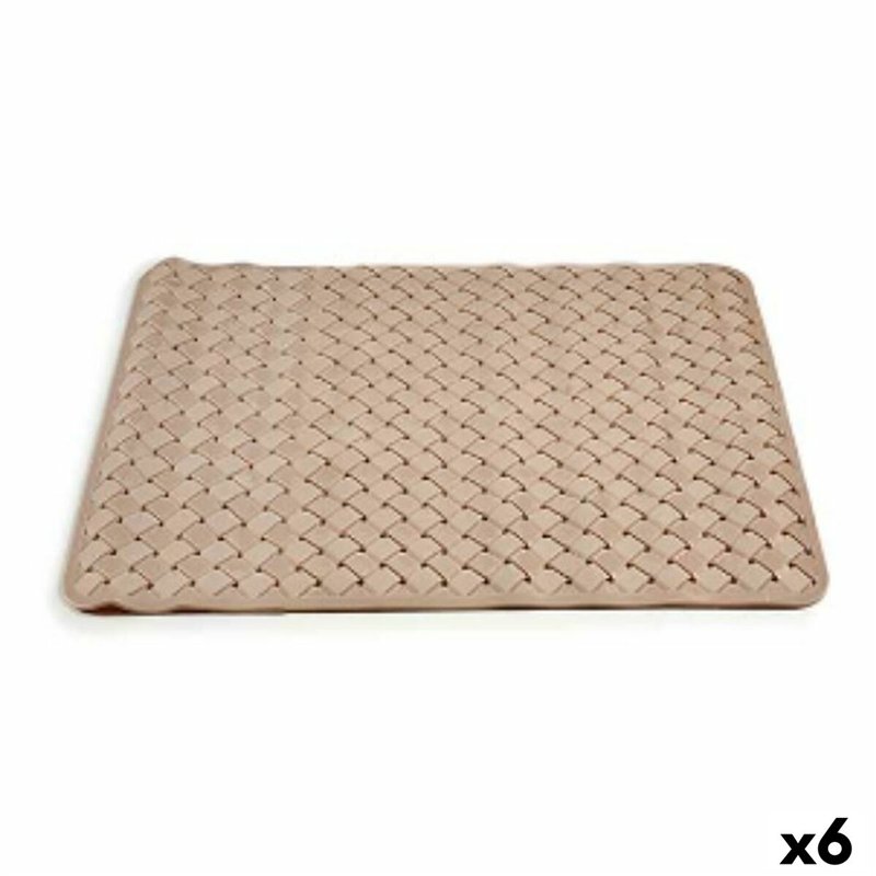 Tapis de bain Berilo AR1910106 Beige PVC 0,03 x 50 x 50 cm (6 Unités)