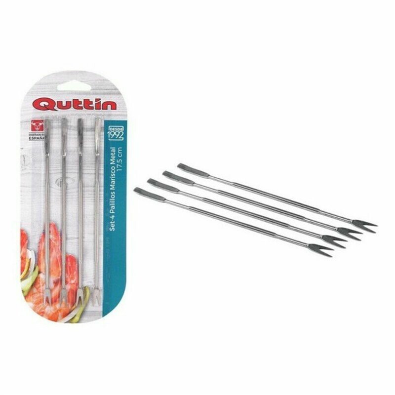 Image secondaire de Brochettes pour fruits de mer Quttin Métal 4 Pièces (4 pcs)