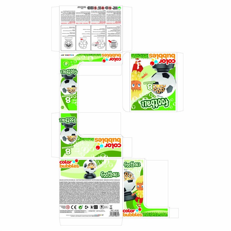 Image secondaire de Jeu de Bulles de Savon Colorbaby 11,5 x 15 x 11,5 cm (6 Unités)