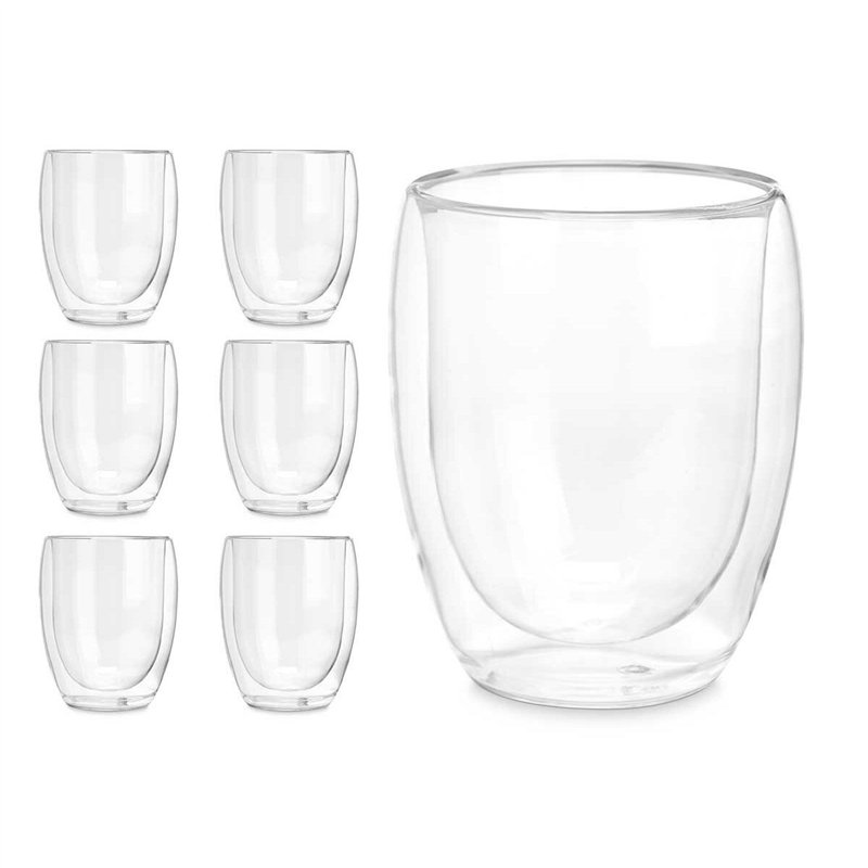 Image secondaire de Verre d'eau Vivalto OCT-DG2061 Transparent Verre Borosilicaté 326 ml (6 Unités)