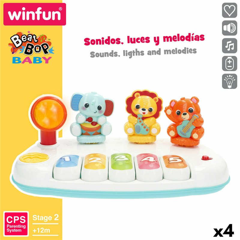 Image secondaire de Piano jouet Winfun 26 x 11 x 15 cm (4 Unités)