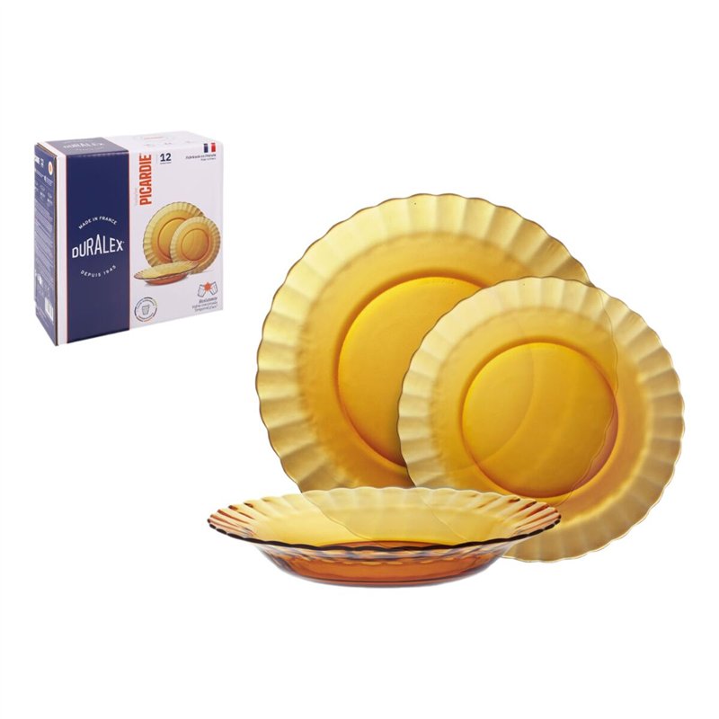 Image secondaire de Assiettes Duralex Picardie 12 Pièces (2 Unités)