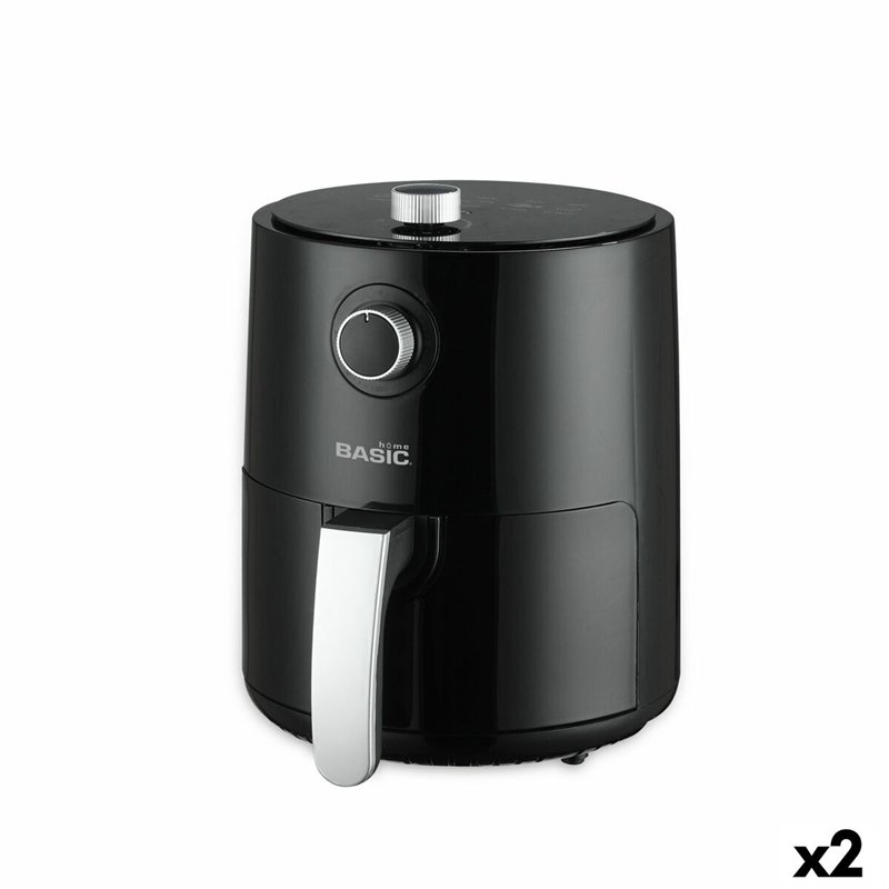Friteuse à Air Basic Home Noir 1200 W 2,3 L