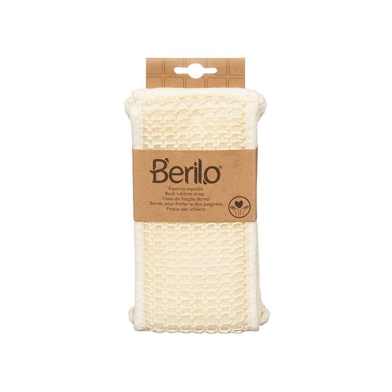 Image secondaire de Éponge de Massage Berilo B7083-16 Blanc (12 Unités)